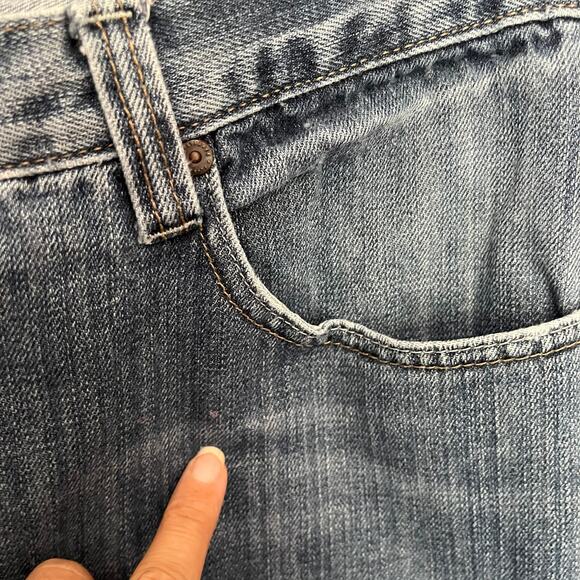 FLYPAPER Straight Leg Mens Jeans Size 38x30 Embroidered Pocket Western Y2K Loose - Picture 8 of 14